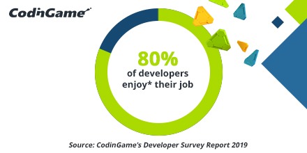 Developer statistic: developers love what they do