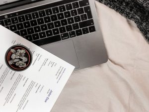 Tech resume laptop