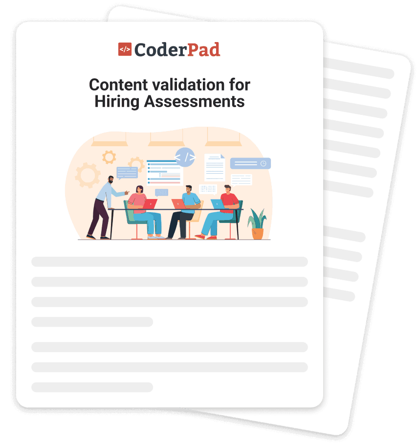 Content validation for hiring assessments